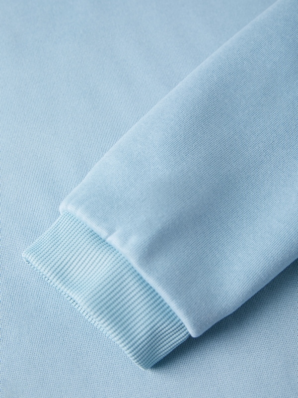 Sudadera con cuello redondo y estampado de letras vintage para hombre-7