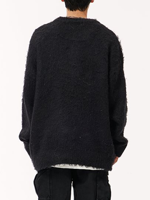 Jersey de hombre con cuello redondo y jacquard Star Graffiti-2