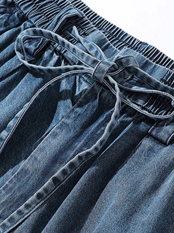 Jeans jogger cargo de ajuste holgado para hombre-5