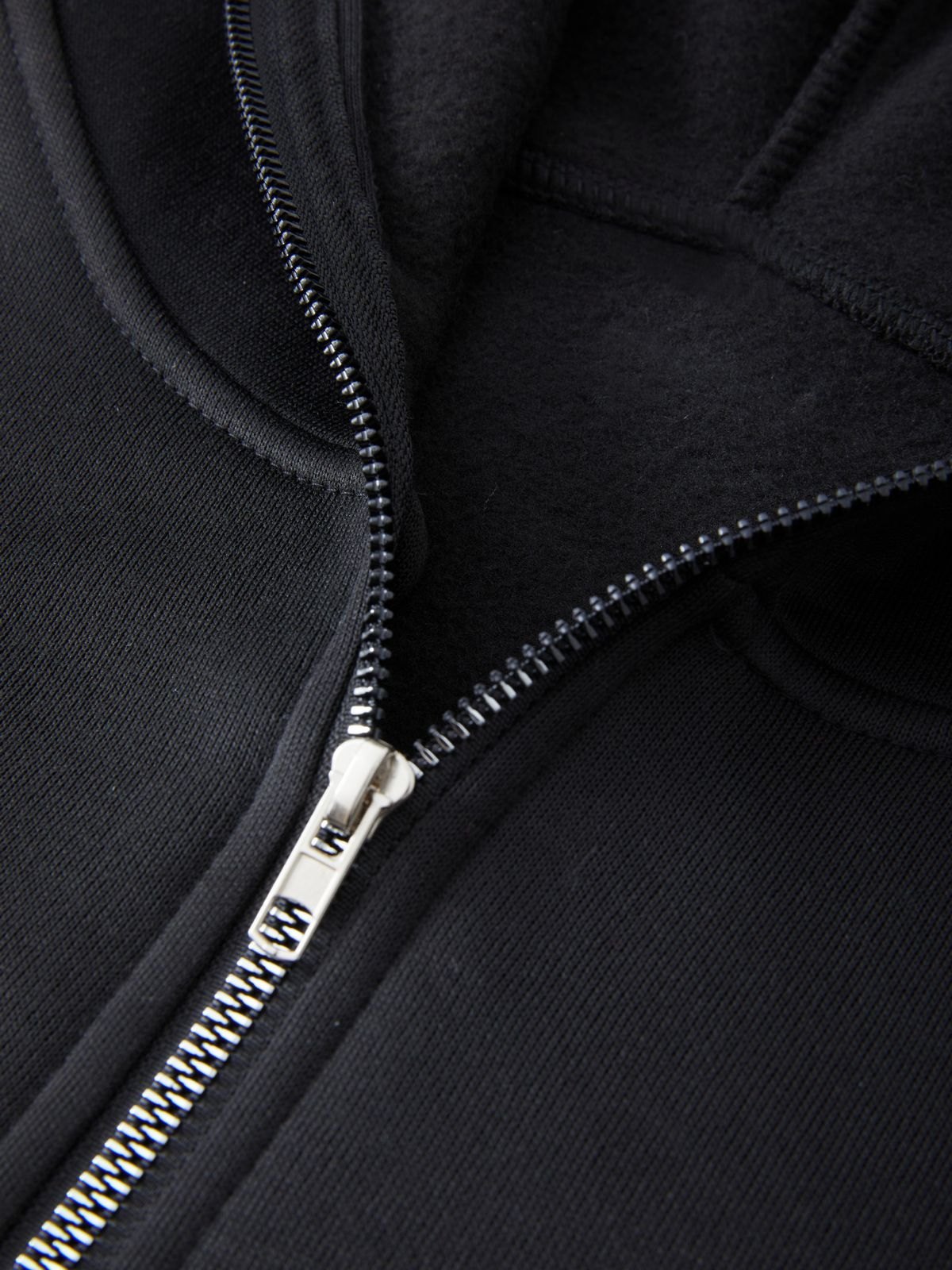 Sudadera con capucha y cremallera cruzada con diamantes de imitación punk para hombre-2