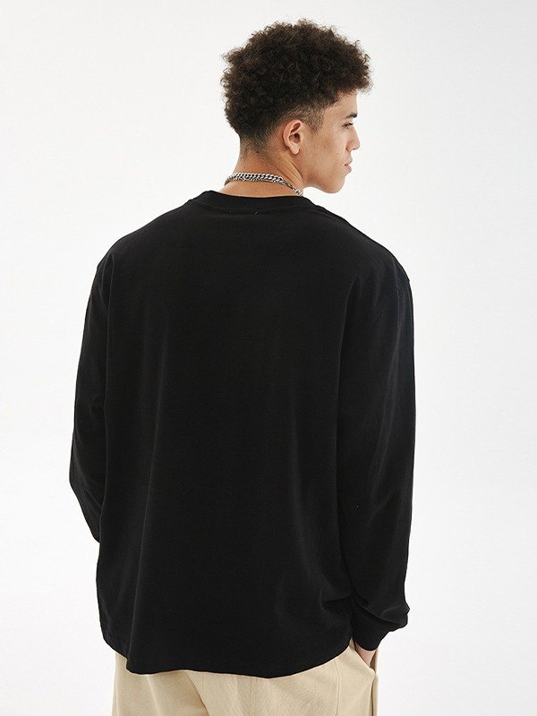 Sudadera unisex de manga larga sin seguir-3