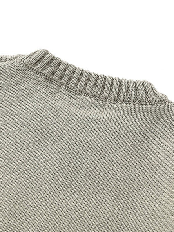 Suéter tipo jersey con gráfico de estatua de relámpago para hombre-3