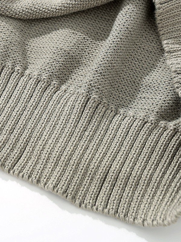 Suéter tipo jersey con gráfico de estatua de relámpago para hombre-5